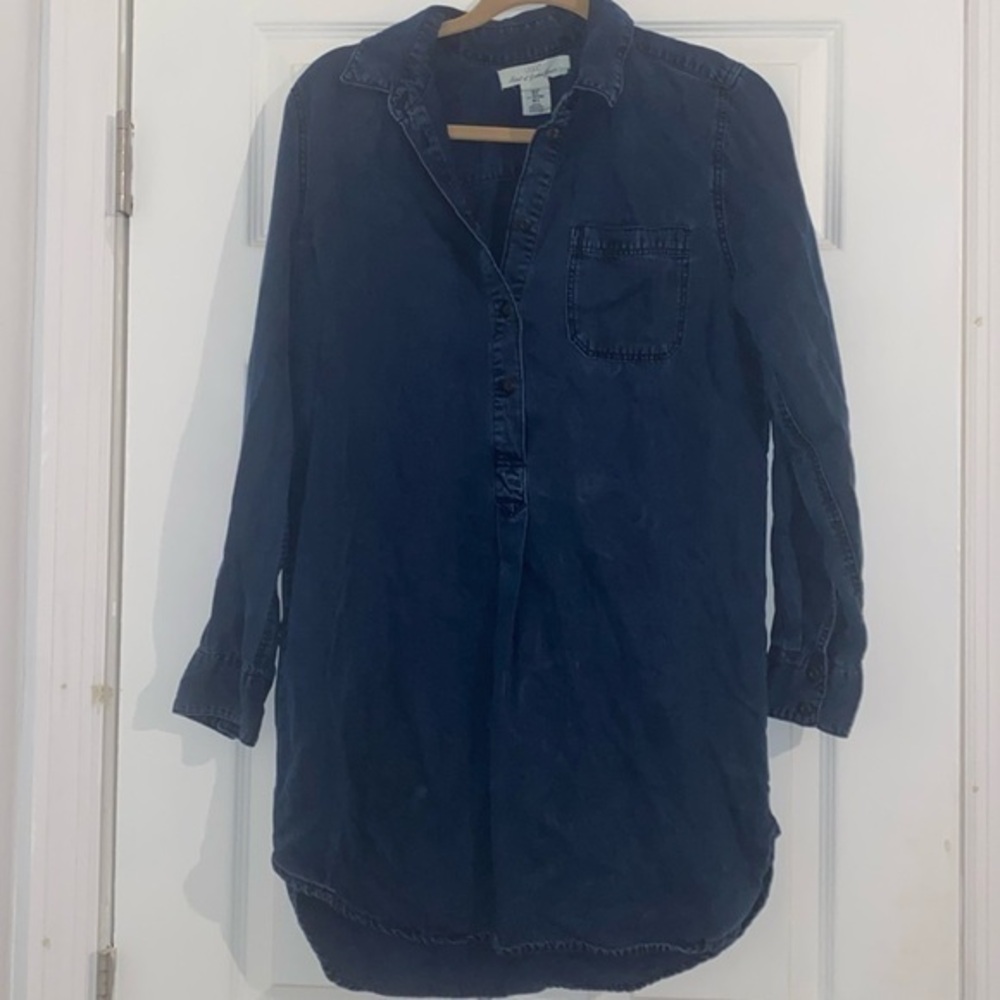 Label of Graded Goods L.O.G.G.Button Down denim like dress